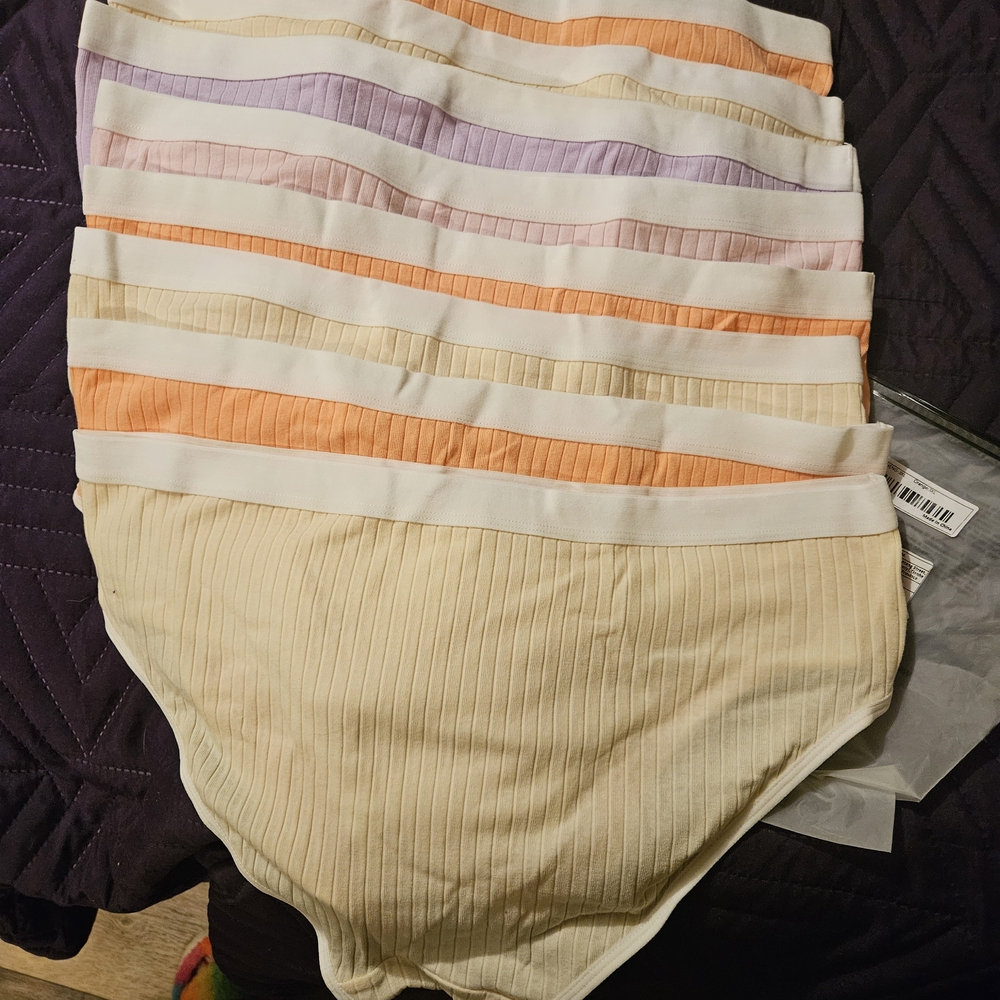 SHEIN Multicolor Ribbed Panties Set - Picture 2 of 6